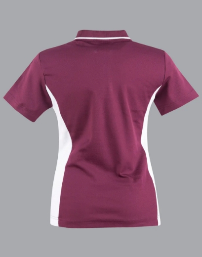 Picture of Winning Spirit, Ladies TrueDry Contrast S/S Polo